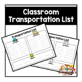 Classroom Transportation List