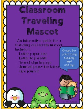 Preview of Classroom Traveling Mascot Reading and Journaling Home Project