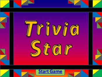 Preview of Classroom Trivia Star PowerPoint Game Template