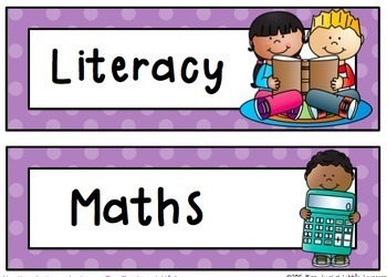 Classroom Tub Labels by Miss Jacobs' Little Learners | TpT