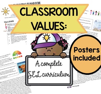 Preview of Classroom Values: A Complete SEL Curriculum