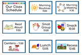 Classroom Visuals: Schedule, Jobs, and Morning Routine