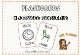 Classroom Vocabulary Flashcards