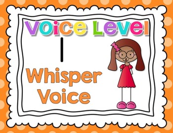 Classroom Voice Level Chart By Live Love Laugh Classroom Tpt