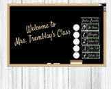 Classroom Voice Level Chart (Farmhouse style)