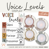 Classroom Voice Level Display | BOHO VIBES | Desert Neutra
