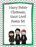 Classroom Voice Level Poster Set - Harry Potter theme