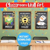 Classroom Wall Art, School Wall Art, Wall Art for Kids, Ki