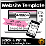 Classroom Website Template Premade Design Google Sites Bla