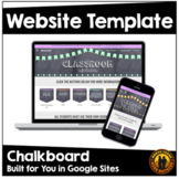 Classroom Website Template Premade Design Google Sites Cha