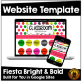 Classroom Website Template Premade Design Google Sites Fie