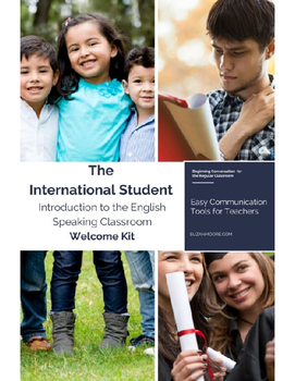 Preview of Newcomers Classroom Welcome Kit for International and ESL Students