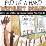 Classroom Wishlist Editable All Are Welcome Bulletin Board