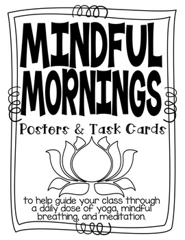 Preview of Classroom Yoga Task Cards