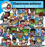 Classroom actions Big set of 50 images!