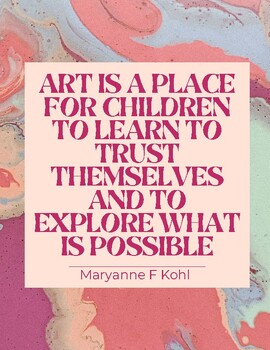 Classroom art posters by prek meets pintrest | TPT