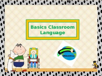 Preview of Classroom basics language for younger ones