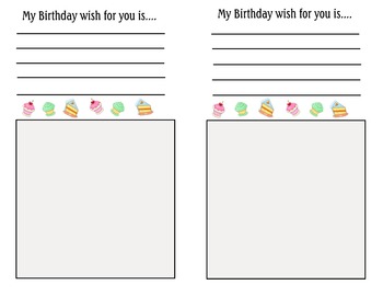 Preview of Classroom birthday book