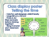 Classroom display - Telling the time