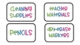 Classroom labels