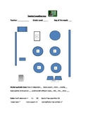 Classroom management: class map editable Word Document