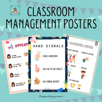 Preview of Classroom management posters