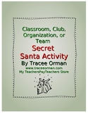 Free Secret Santa Holiday Activity