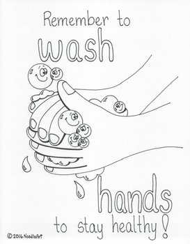 Classroom passes and hand washing poster by NoodlzArt | TpT