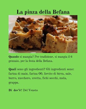 Preview of Classroom posters: Italian Holidays in Sweets & Desserts