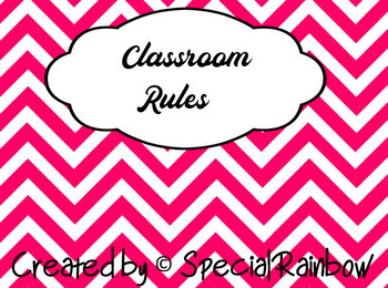 Preview of Classroom rules