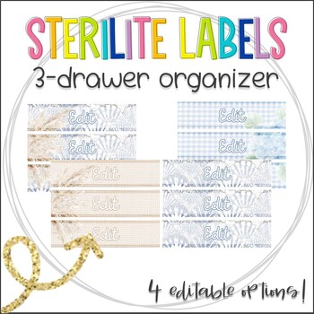 Sterilite Small 5 Drawer Organizer: Colored Pencil, Marker, & Crayon Labels