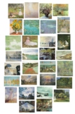 Claude Monet - 30 high res 600dpi public domain pictures t