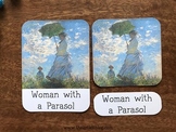 Claude Monet Art 3 Part Cards
