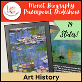 Claude Monet Biography Slideshow - Powerpoint Keynote Art History