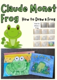 Claude Monet How to Draw a Frog Art Project Printable Directions