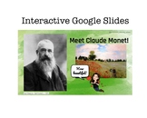 Claude Monet Interactive Google Slide