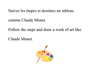 Claude Monet Literacy/ Art Project Instructions by Madame Giraffe