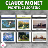 Claude Monet Paintings Sorting Activity