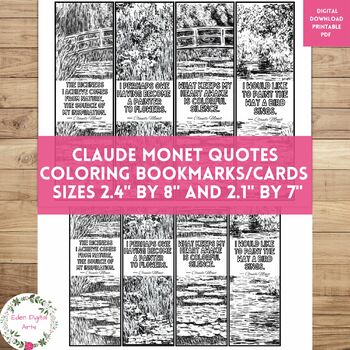  Monet Coloring Book: Coloring Pages For Markers and Colored  Pencils: 9798787455076: Crotty, Jennifer: Books