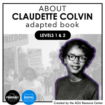 Preview of Claudette Colvin | Black History Month | Adapted Book