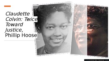 Preview of Claudette Colvin "Twice Toward Justice" Book Summary for Special Education