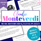 Claudio Monteverdi - Composer Biography and Maze Code Puzz