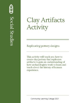 Preview of Clay Artifact Activity