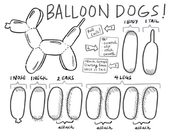 Clay Balloon Dog Template by Studio Art Club