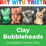 Clay Bobblehead Sculpture Art Lesson - Elementary and Midd