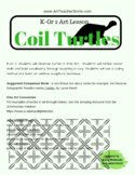 Clay Coil Turtle, Art Lesson, Kindergarten, first grade, s