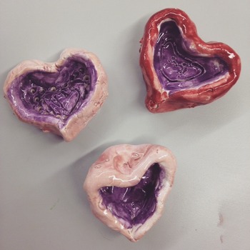 Preview of Clay Heart Pinch Pots