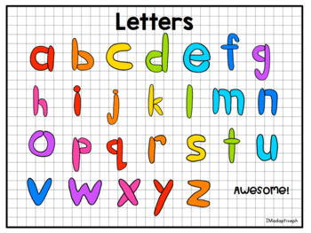 Clay Mats - Alphabet by IMAdaptive Teacher | TPT
