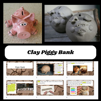 Preview of Clay Piggy Bank: Middle, High School Lesson