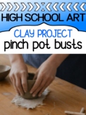 Clay Project for middle school or high school - BUST PLANT POTS
